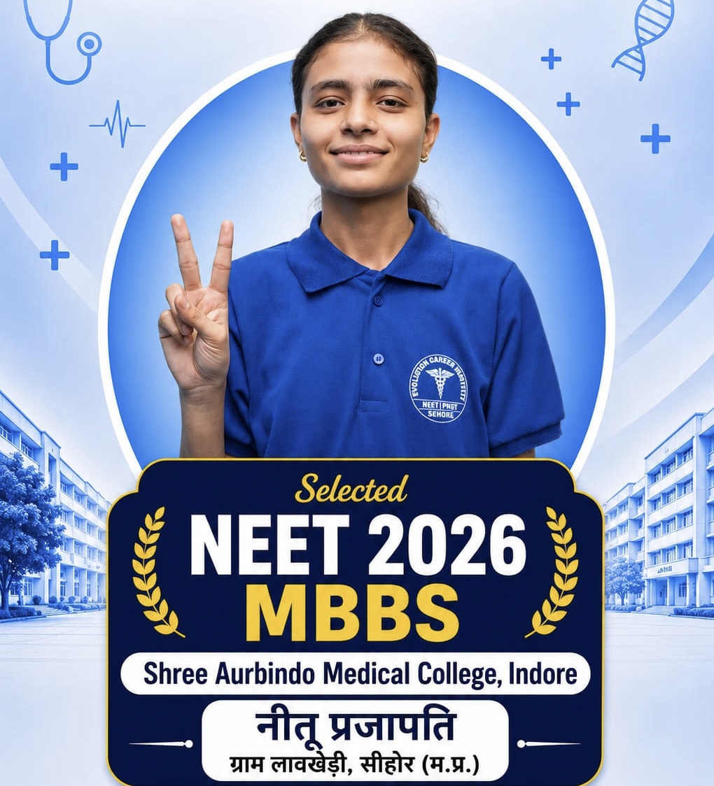 Evolution NEET Selected Student