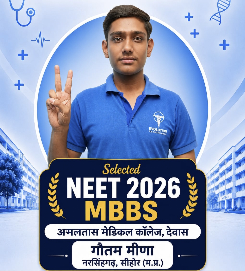Evolution NEET Selected Student